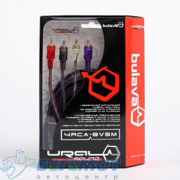 Кабель межблочный УРАЛ 4RCA-BV5M в Омске