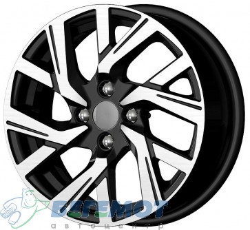 4x100 6.0х15 et37 d60.1 ZV_15_ XRAY (КC1030) алмаз черный КиК в Омске