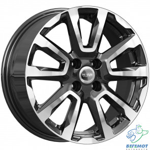4x100 6.5x16 et50 d60.1 ZV Vesta FL (КС1026) алмаз чёрный КиК в Омске